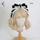 Velvet Bowknot Lolita Style Hair Clip (LG109)